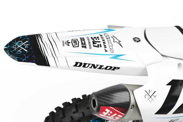 Kit déco motocross Yamaha - Rival - Bleu 3