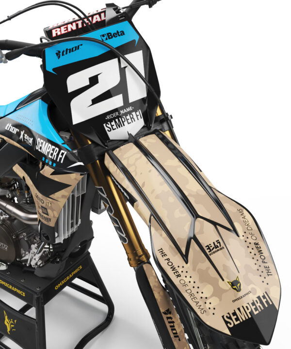 Kit déco motocross Yamaha - Semper Fi 2