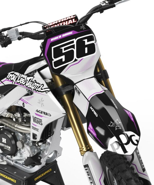 Kit déco motocross Yamaha - Sleek - Gris 2