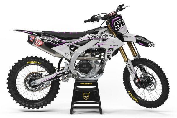 Kit déco motocross Yamaha - Sleek - Gris