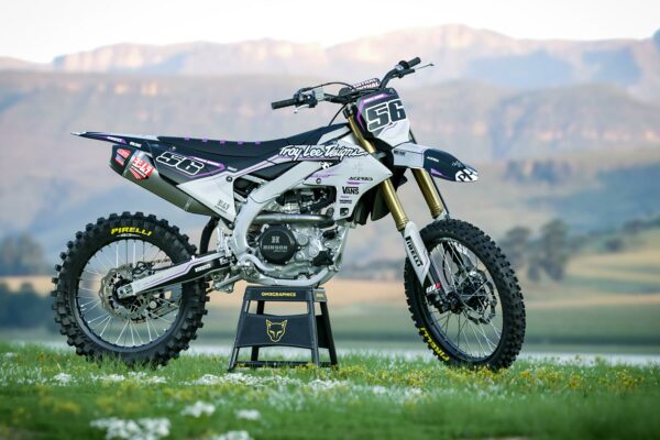 Kit déco motocross Yamaha - Sleek - Gris Promo