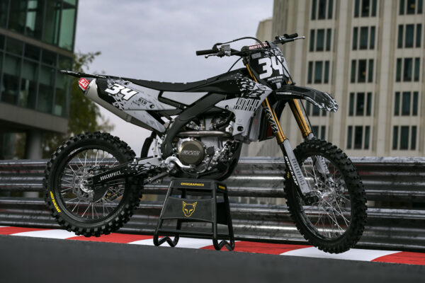 Kit déco motocross Yamaha - Smash - Gris Promo