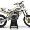 Kit déco motocross Yamaha - Split - Blanc