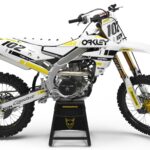 Kit déco motocross Yamaha - Split - Blanc