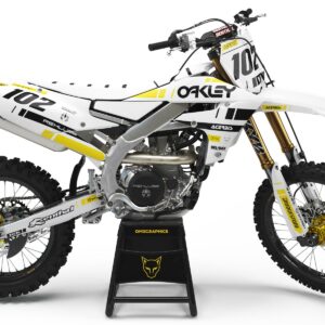 Kit déco motocross Yamaha - Split - Blanc