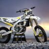 Kit déco motocross Yamaha - Split - Blanc Promo