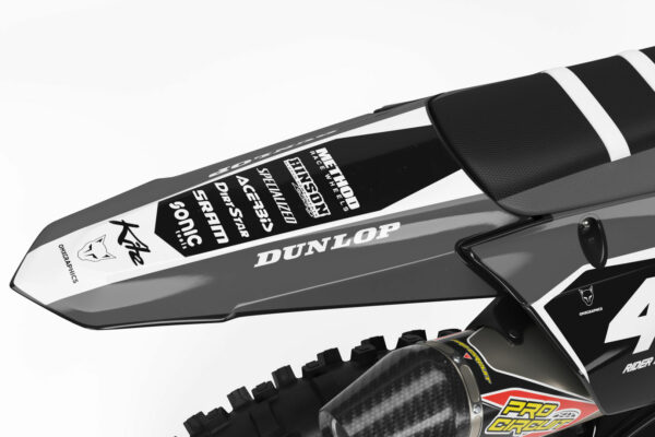 Kit déco motocross Yamaha - Stealth - Gris 2