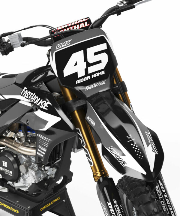 Kit déco motocross Yamaha - Stealth - Gris 3