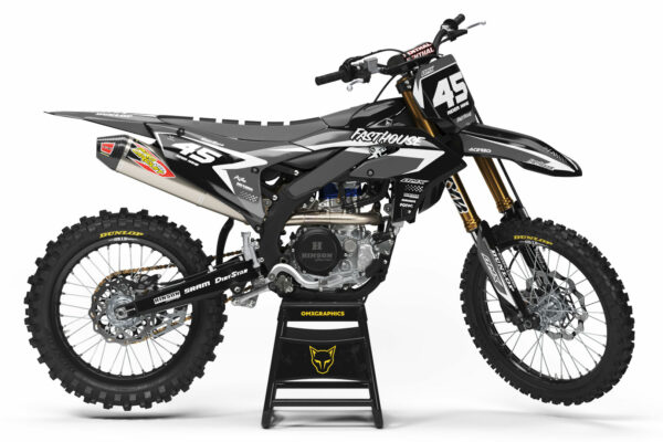 Kit déco motocross Yamaha - Stealth - Gris