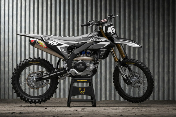 Kit déco motocross Yamaha - Stealth - Gris Promo