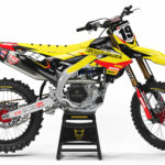 Kit déco motocross Yamaha - Supercross - Jaune
