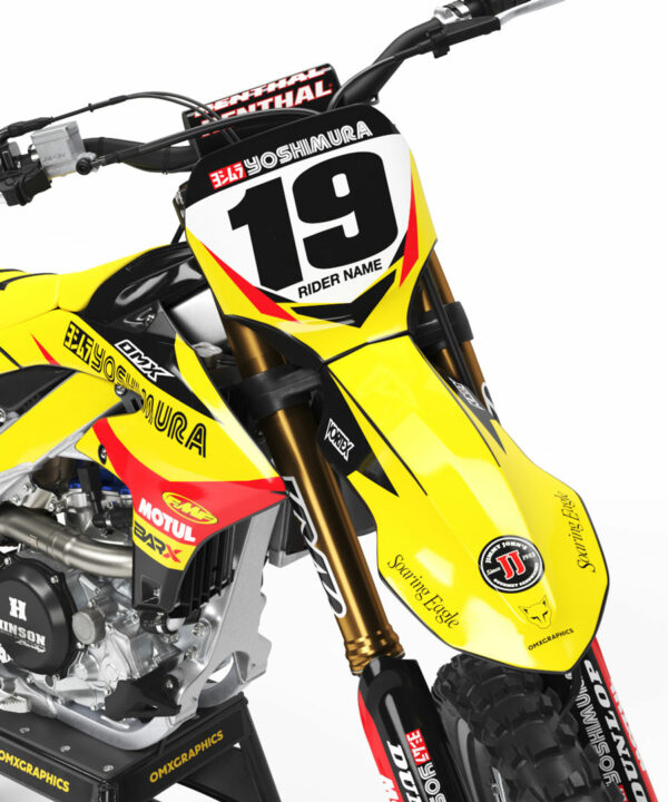 Kit déco motocross Yamaha - Supercross - Jaune 2