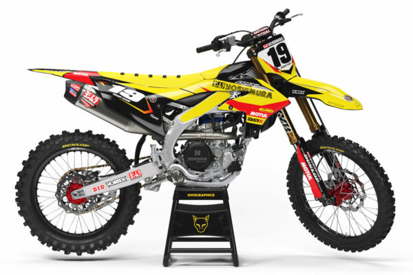 Kit déco motocross Yamaha - Supercross - Jaune