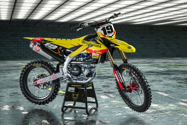 Kit déco motocross Yamaha - Supercross - Jaune Promo