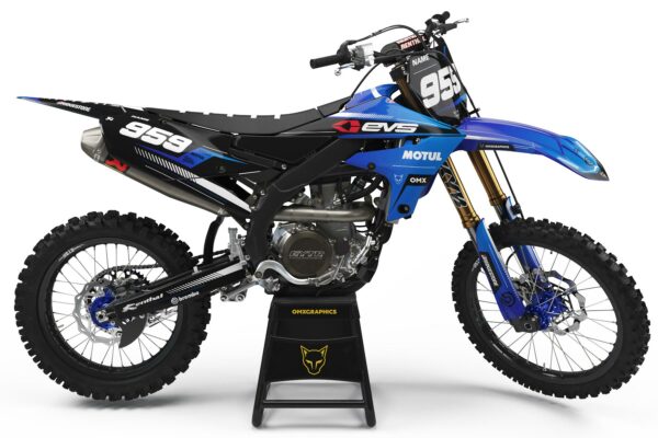 Kit déco motocross Yamaha - Syndicate - Bleu