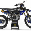 Kit déco motocross Yamaha - Throttle - Bleu