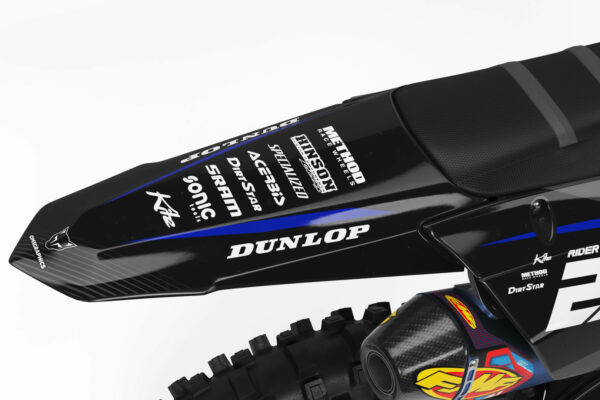 Kit déco motocross Yamaha - Throttle - Bleu 3