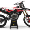 Kit déco motocross Yamaha - Thunder - Rouge