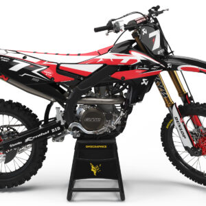 Kit déco motocross Yamaha - Thunder - Rouge