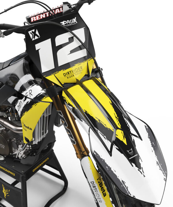 Kit déco motocross Yamaha - Torn - Jaune 2