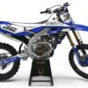 Kit déco motocross Yamaha - Trace - Bleu