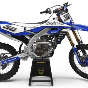 Kit déco motocross Yamaha - Trace - Bleu