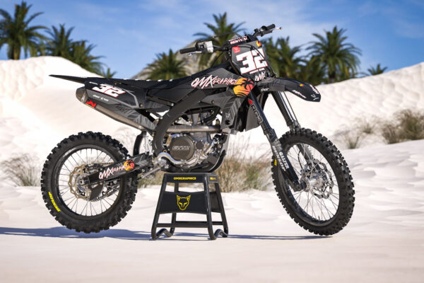 Kit déco motocross Yamaha - Tropical - Gris Promo