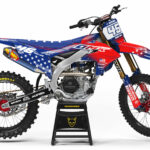 Kit déco motocross Yamaha - USA