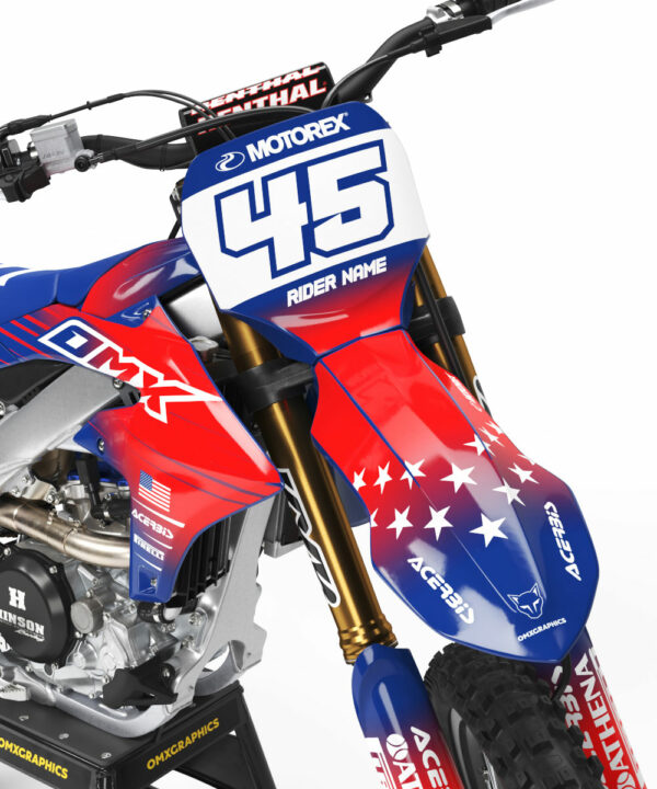 Kit déco motocross Yamaha - USA 2