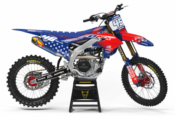 Kit déco motocross Yamaha - USA