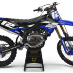 Kit déco motocross Yamaha - Vendetta - Bleu