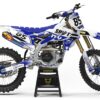 Kit déco motocross Yamaha - Voltage - Blanc Bleu