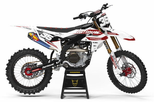 Kit déco motocross Yamaha – Dagger - Blanc