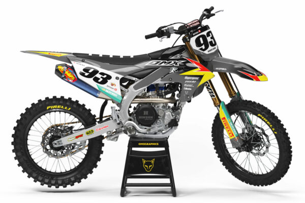Kit déco motocross Yamaha – Team - Gris