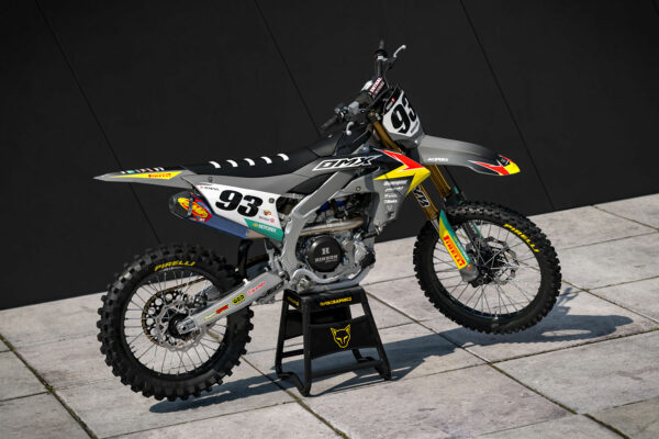 Kit déco motocross Yamaha – Team - Gris Promo
