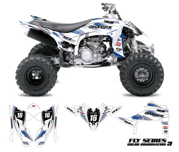 Kit déco quad Yamaha - Fly - Blanc