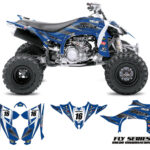 Kit déco quad Yamaha - Fly - Bleu
