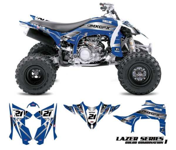 Kit déco quad Yamaha - Lazer - Bleu