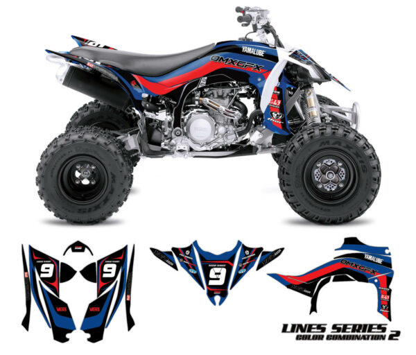 Kit déco quad Yamaha - Lines