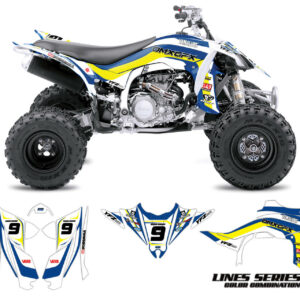 Kit déco quad Yamaha - Lines - Blanc