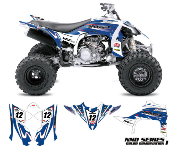 Kit déco quad Yamaha - NND - Bleu