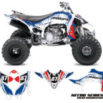 Kit déco quad Yamaha - Nitro - Rouge
