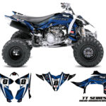 Kit déco quad Yamaha - TT - Bleu