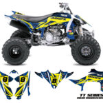 Kit déco quad Yamaha - TT - Jaune