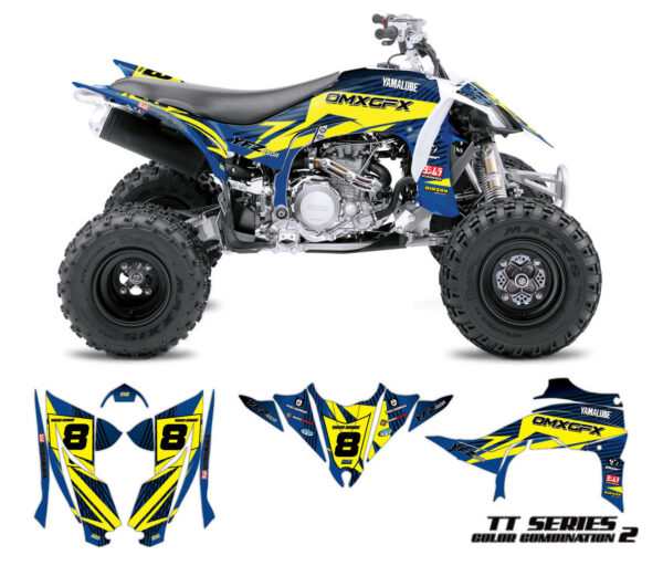 Kit déco quad Yamaha - TT - Jaune