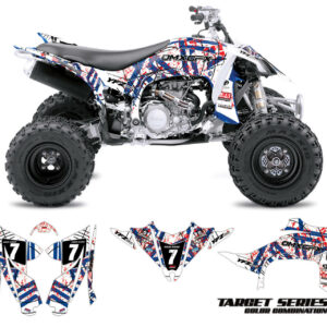 Kit déco quad Yamaha - Target - Blanc