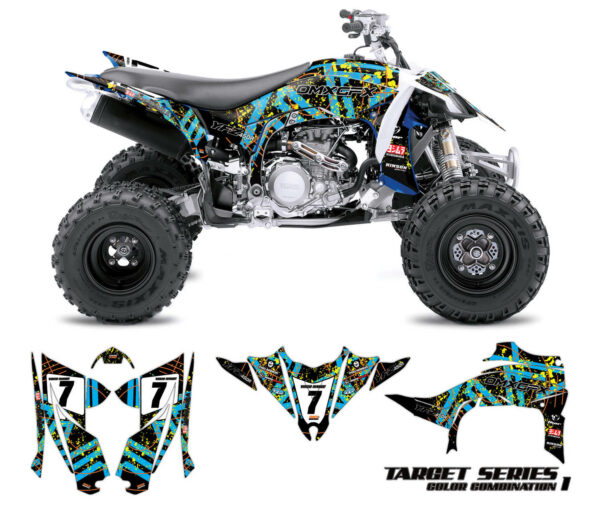 Kit déco quad Yamaha - Target - Noir