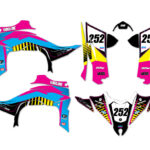 Kit déco quad Yamaha - Tron - CMYK