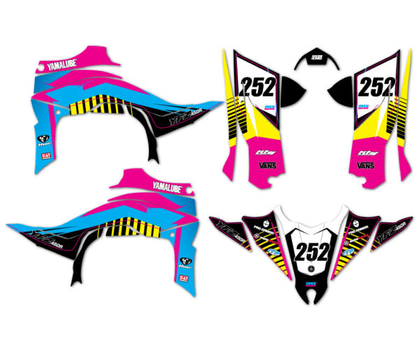 Kit déco quad Yamaha - Tron - CMYK
