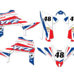 Kits déco quad Yamaha - Tribe - Blanc